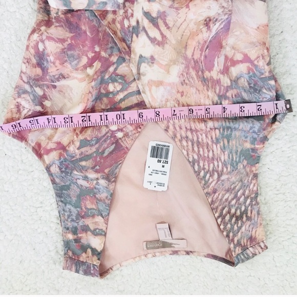 Forever 21 pink and gray animal print wrap dress - Picture 3 of 5